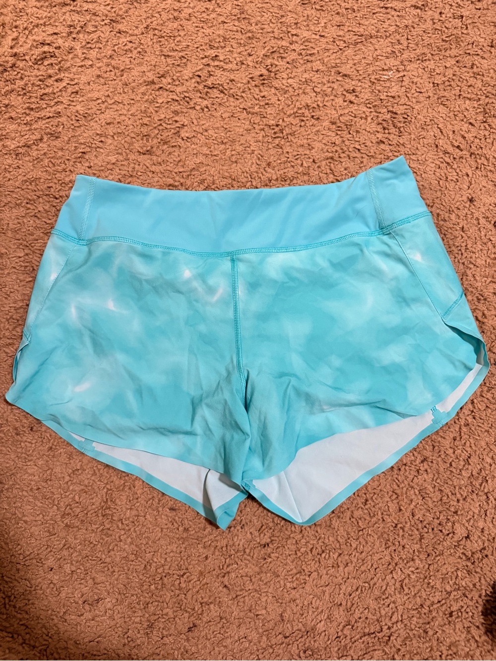 Athleta Aqua Blue Women's Athletic Running Shorts